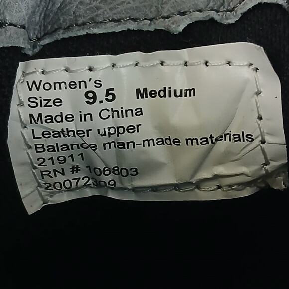 Duluth Trading Women's SZ 9.5 Seneca Falls Laced Ankle Boot Black Leather 21911 - Picture 6 of 8